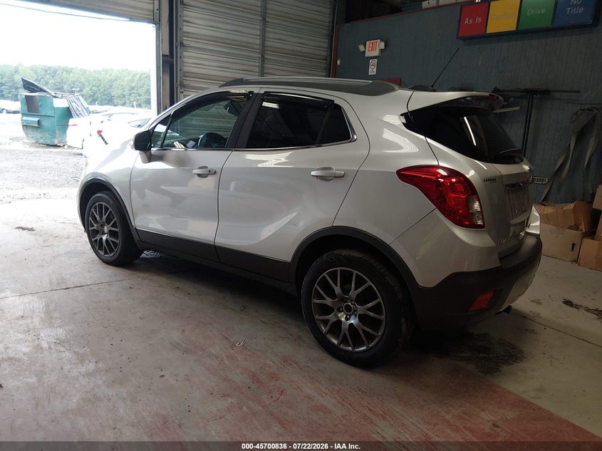 2016 Buick Encore VIN KL4CJ2SM6GB750677 IAAI salvage auction — NORMAL WEAR, Clear (Virginia), sold $375 on 2026-07-28 (photo 3)