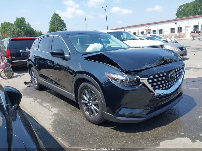 2021 Mazda Cx-9 VIN JM3TCACY9M0524448 IAAI salvage auction — FRONT END, Salvage (South Carolina), sold $4,625 on 2026-09-02 (photo 1)