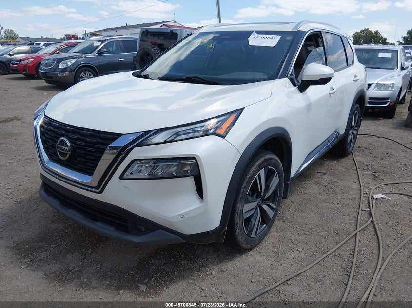 2021 Nissan Rogue VIN 5N1AT3CB4MC681113 IAAI salvage auction — REAR END, Salvage (Indiana), sold $8,700 on 2026-08-26 (photo 2)