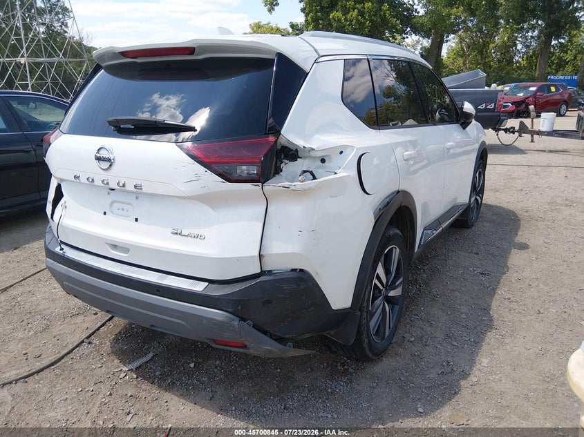 2021 Nissan Rogue VIN 5N1AT3CB4MC681113 IAAI salvage auction — REAR END, Salvage (Indiana), sold $8,700 on 2026-08-26 (photo 4)