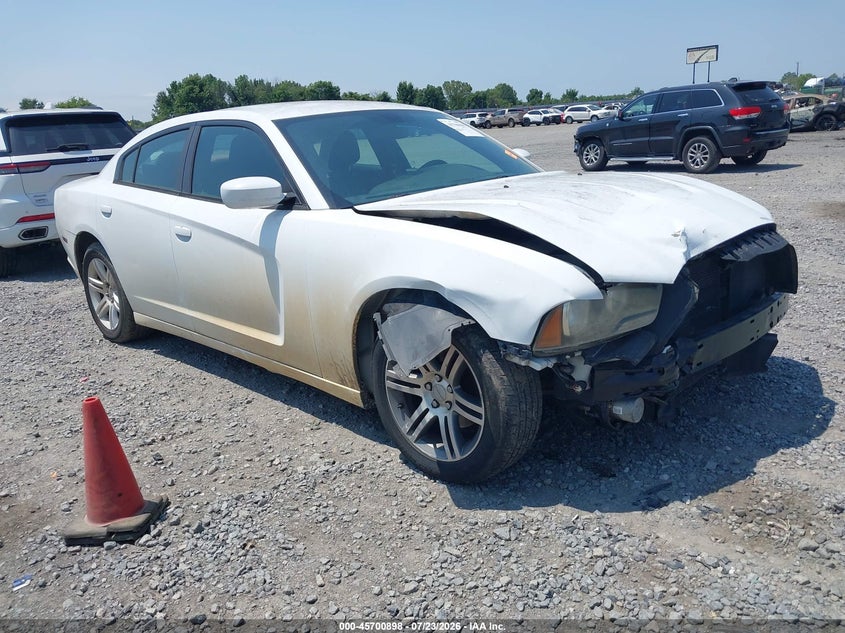 2013 Dodge Charger VIN 2C3CDXBG0DH638243 IAAI salvage auction — FRONT END, Wait Title, sold $1,200 on 2026-09-14 (photo 1)