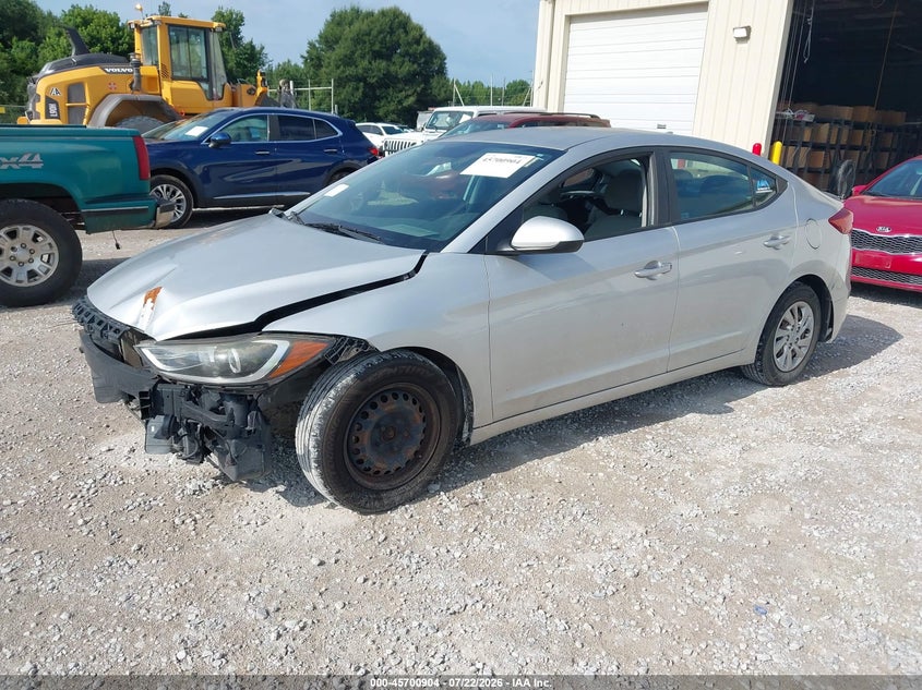 2017 Hyundai Elantra VIN KMHD74LF9HU100361 IAAI salvage auction — NORMAL WEAR, Clear (Alabama), sold $400 on 2026-07-29 (photo 2)
