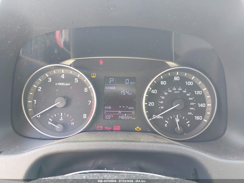 2017 Hyundai Elantra VIN KMHD74LF9HU100361 IAAI salvage auction — NORMAL WEAR, Clear (Alabama), sold $400 on 2026-07-29 (photo 7)