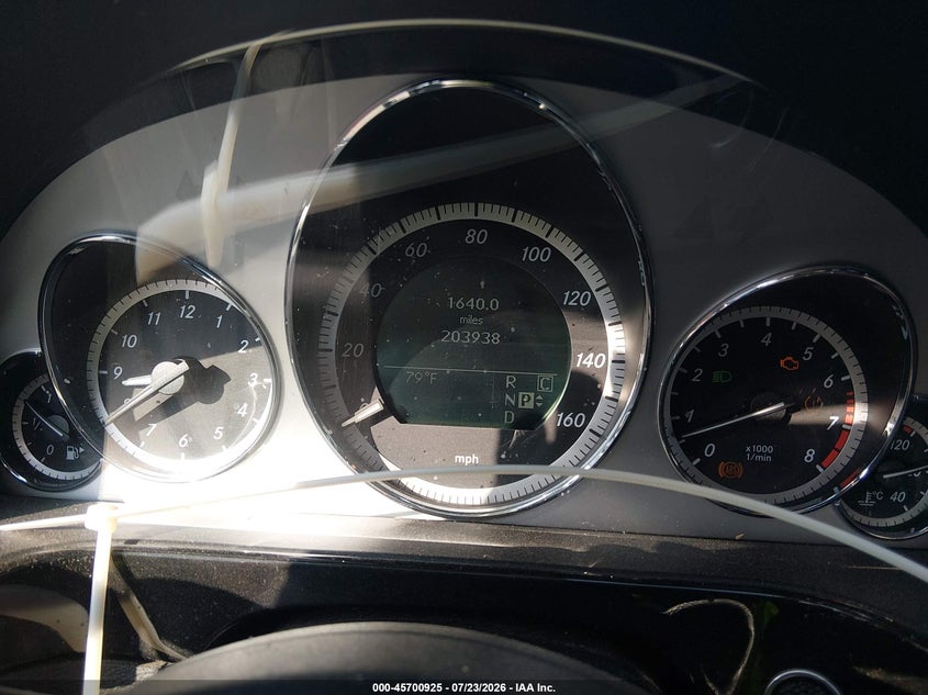 2010 Mercedes-benz E-class VIN WDDHF5GB0AA151945 IAAI salvage auction — FRONT END, Clear (Tennessee), sold $750 on 2026-08-19 (photo 7)