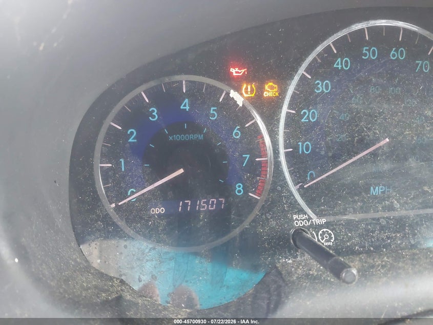 2008 Toyota Sienna VIN 5TDZK23C28S203595 IAAI salvage auction — NORMAL WEAR, Clear (Florida), sold $350 on 2026-07-28 (photo 7)