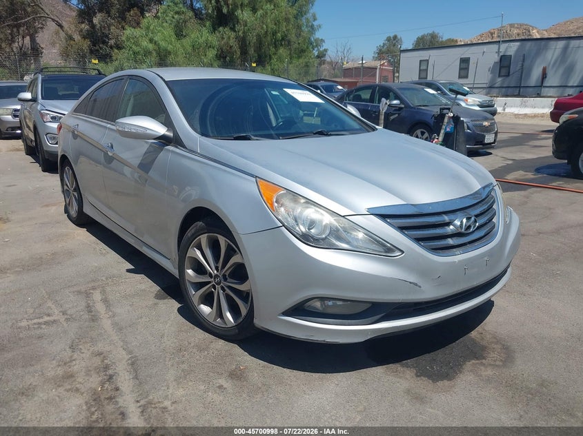 2014 Hyundai Sonata VIN 5NPEC4ACXEH887677 IAAI salvage auction — NORMAL WEAR, Clear - Dealer Only (California), sold $125 on 2026-07-28 (photo 1)