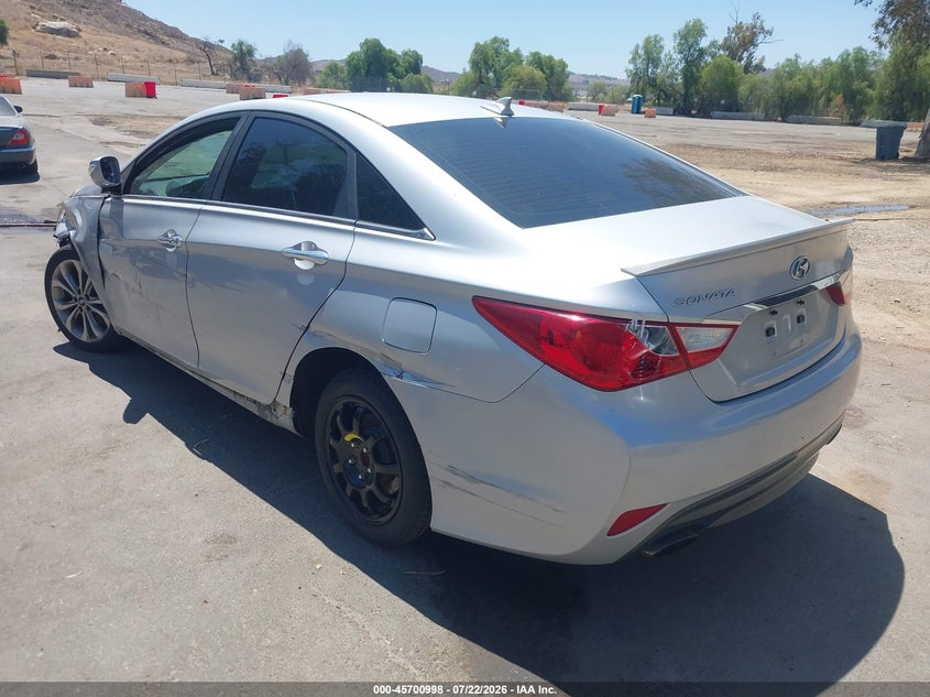 2014 Hyundai Sonata VIN 5NPEC4ACXEH887677 IAAI salvage auction — NORMAL WEAR, Clear - Dealer Only (California), sold $125 on 2026-07-28 (photo 3)