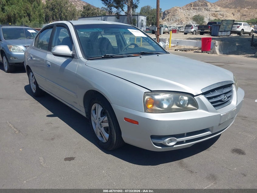 2006 Hyundai Elantra VIN KMHDN46D26U332491 IAAI salvage auction — NORMAL WEAR, Clear - Dealer Only (California), sold $325 on 2026-07-28 (photo 1)