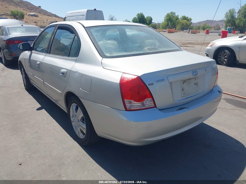 2006 Hyundai Elantra VIN KMHDN46D26U332491 IAAI salvage auction — NORMAL WEAR, Clear - Dealer Only (California), sold $325 on 2026-07-28 (photo 3)