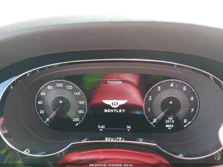 2023 Bentley Bentayga VIN SJAAT2ZV2PC022081 IAAI salvage auction — FRONT END, Wait Title, sold $69,000 on 2026-09-02 (photo 7)