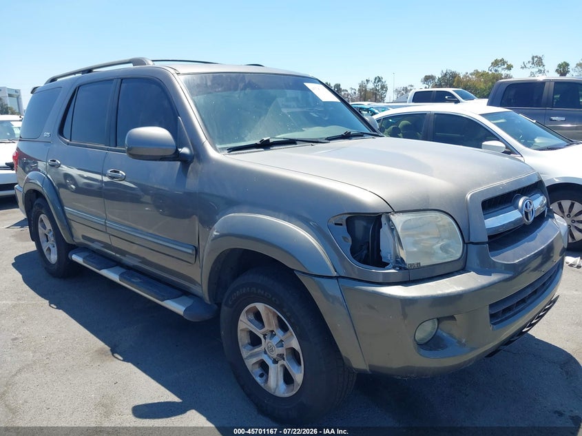 2006 Toyota Sequoia VIN 5TDZT34AX6S275268 IAAI salvage auction — NORMAL WEAR, Clear - Dealer Only (California), sold $25 on 2026-07-30 (photo 6)