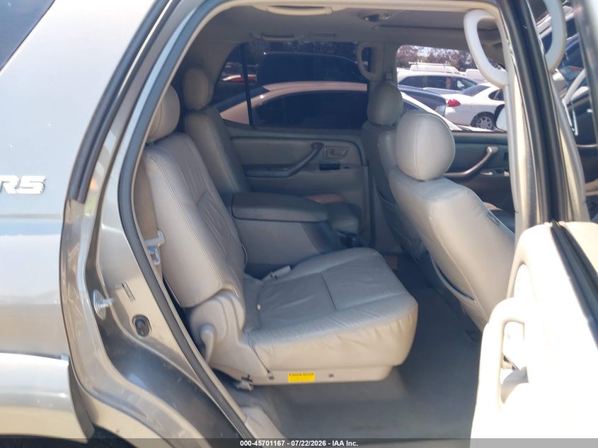 2006 Toyota Sequoia VIN 5TDZT34AX6S275268 IAAI salvage auction — NORMAL WEAR, Clear - Dealer Only (California), sold $25 on 2026-07-30 (photo 8)