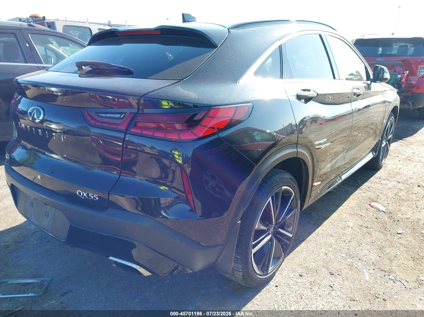 2022 Infiniti Qx55 VIN 3PCAJ5K3XNF106891 IAAI salvage auction — SIDE, Salvage (Michigan), sold $8,100 on 2026-08-22 (photo 4)