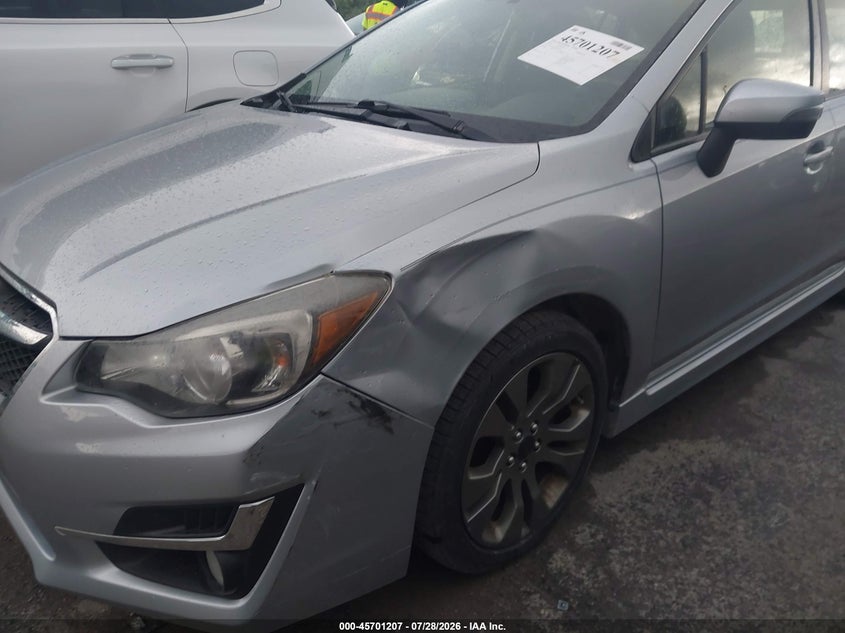 2016 Subaru Impreza VIN JF1GPAP60G8341605 IAAI salvage auction — LEFT FRONT, Salvage (Ohio), sold $1,550 on 2026-08-01 (photo 6)