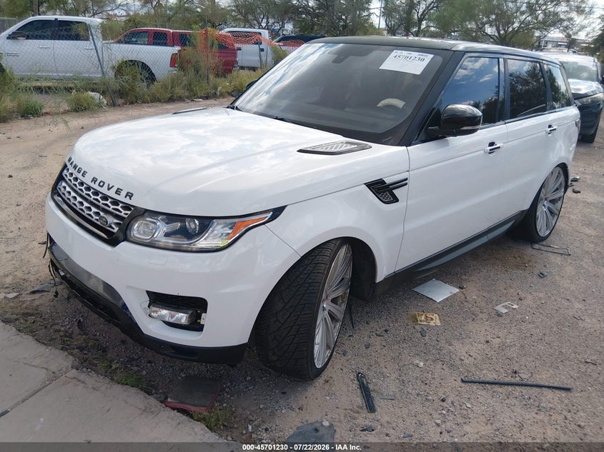 2016 Land rover Range rover sport VIN SALWR2EF9GA545197 IAAI salvage auction — SIDE, Salvage Title, sold $3,000 on 2026-08-02 (photo 2)