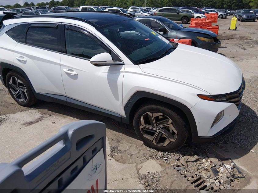 2022 Hyundai Tucson VIN 5NMJE3AE1NH096097 IAAI salvage auction — LEFT SIDE, Salvage (Georgia), sold $9,600 on 2026-09-09 (photo 1)