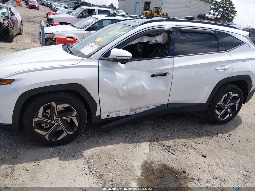 2022 Hyundai Tucson VIN 5NMJE3AE1NH096097 IAAI salvage auction — LEFT SIDE, Salvage (Georgia), sold $9,600 on 2026-09-09 (photo 6)