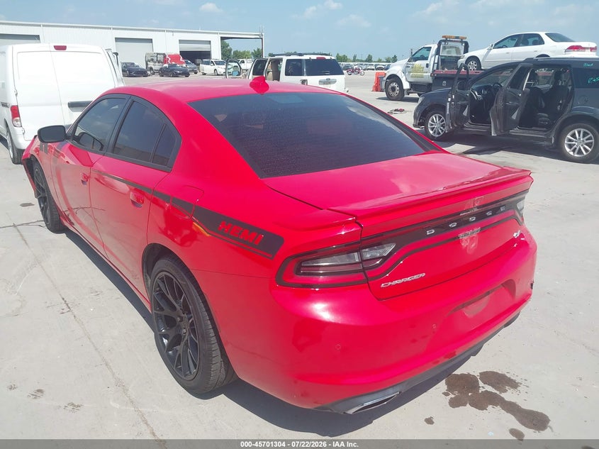 2018 Dodge Charger VIN 2C3CDXCT9JH209903 IAAI salvage auction — FRONT & REAR, Wait Title, sold $6,900 on 2026-10-07 (photo 3)