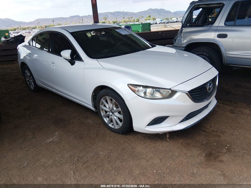 2014 Mazda 6 VIN JM1GJ1U59E1107279 IAAI salvage auction — NORMAL WEAR, Clear-Dealer Only (Arizona), sold $875 on 2026-07-28 (photo 1)