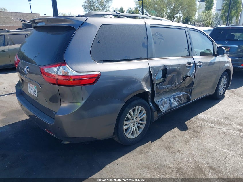 2015 Toyota Sienna VIN 5TDYK3DC9FS572614 IAAI salvage auction — RIGHT SIDE, Salvage Certificate (California), sold $3,775 on 2026-07-31 (photo 4)