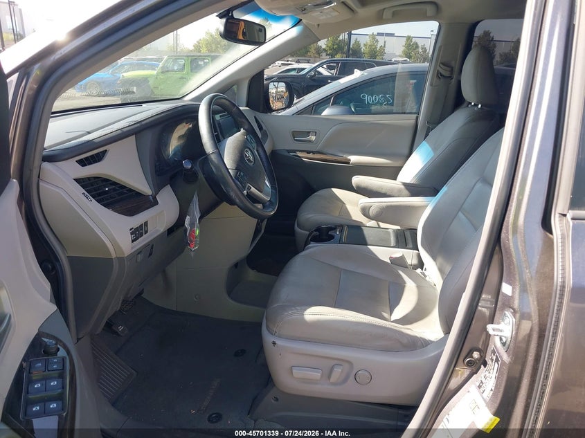 2015 Toyota Sienna VIN 5TDYK3DC9FS572614 IAAI salvage auction — RIGHT SIDE, Salvage Certificate (California), sold $3,775 on 2026-07-31 (photo 5)