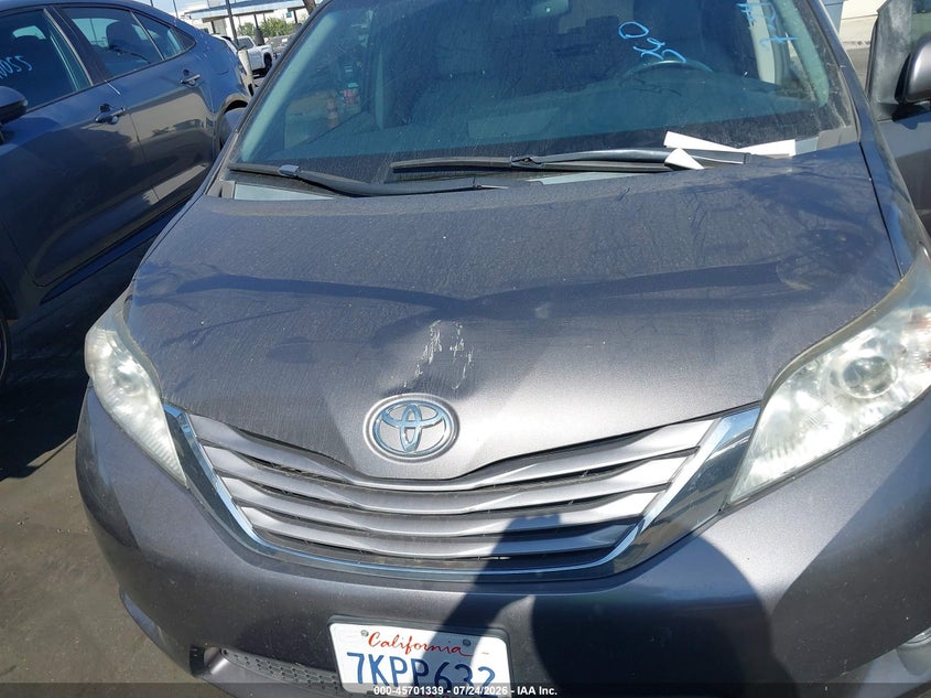 2015 Toyota Sienna VIN 5TDYK3DC9FS572614 IAAI salvage auction — RIGHT SIDE, Salvage Certificate (California), sold $3,775 on 2026-07-31 (photo 6)