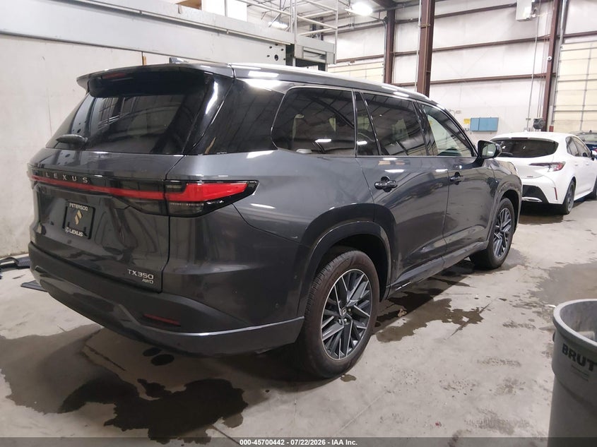2025 Lexus Tx VIN 5TDAAAB65SS029387 IAAI salvage auction — LEFT FRONT, Wait Title, sold $39,450 on 2026-09-18 (photo 4)