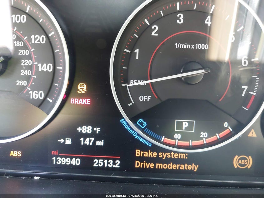 2017 BMW 3er VIN WBA8D9G59HNU58659 IAAI salvage auction — FRONT & REAR, Salvage (Pennsylvania), sold $1,300 on 2026-08-27 (photo 7)