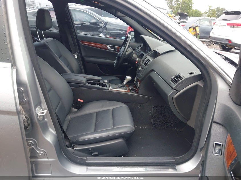2011 Mercedes-benz C class VIN WDDGF8BBXBR168548 IAAI salvage auction — FRONT END, Salvage (Louisiana), sold $1,550 on 2026-08-12 (photo 5)