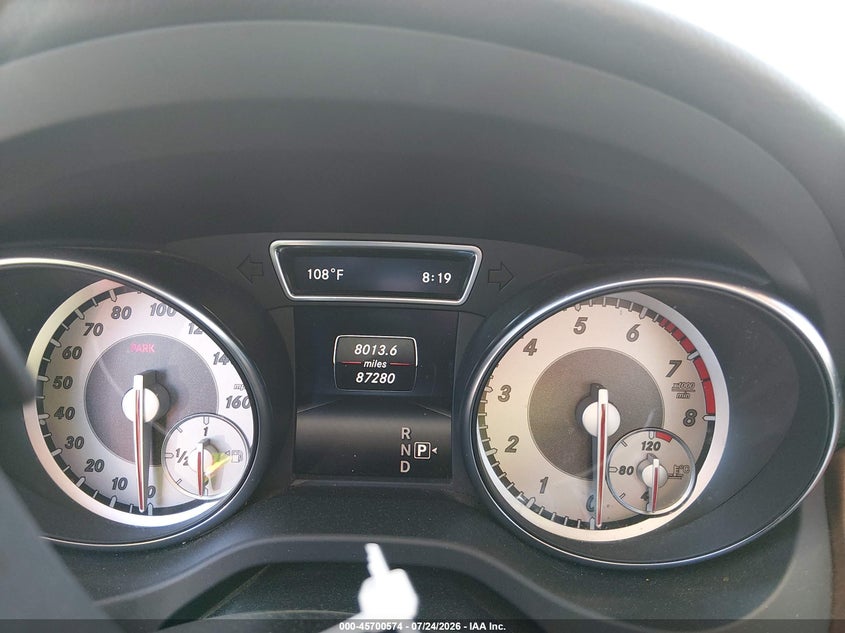 2015 Mercedes-benz Gla-klasse VIN WDCTG4GBXFJ167910 IAAI salvage auction — LEFT REAR, Salvage Title, sold $3,800 on 2026-08-13 (photo 7)