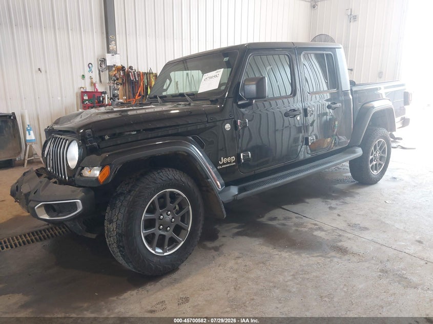 2021 Jeep Gladiator VIN 1C6HJTFG4ML500664 IAAI salvage auction — FRONT END, Regular (South Dakota), sold $8,600 on 2026-08-30 (photo 2)