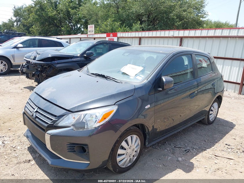 2024 Mitsubishi Mirage VIN ML32AUHJ0RH012676 IAAI salvage auction — WATER/FLOOD, Salvage Title, sold $525 on 2026-07-30 (photo 6)