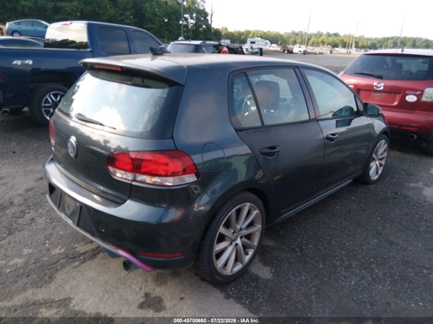 2010 Volkswagen Gti VIN WVWHV7AJ6AW408649 IAAI salvage auction — NORMAL WEAR, Clear (Georgia), sold $450 on 2026-08-05 (photo 4)