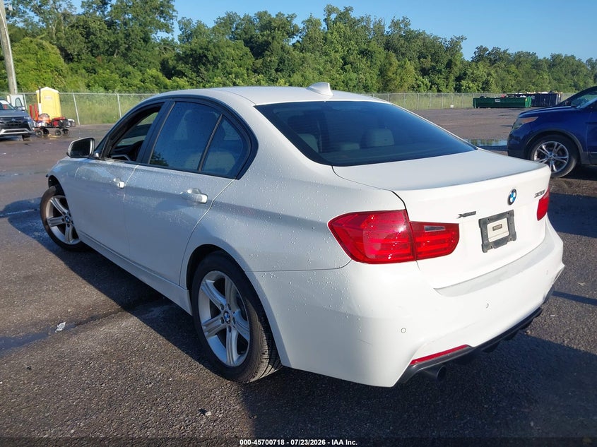 2013 BMW 3er VIN WBA3C3C51DF982585 IAAI salvage auction — FRONT END, Salvage Title, sold $1,050 on 2026-08-18 (photo 3)