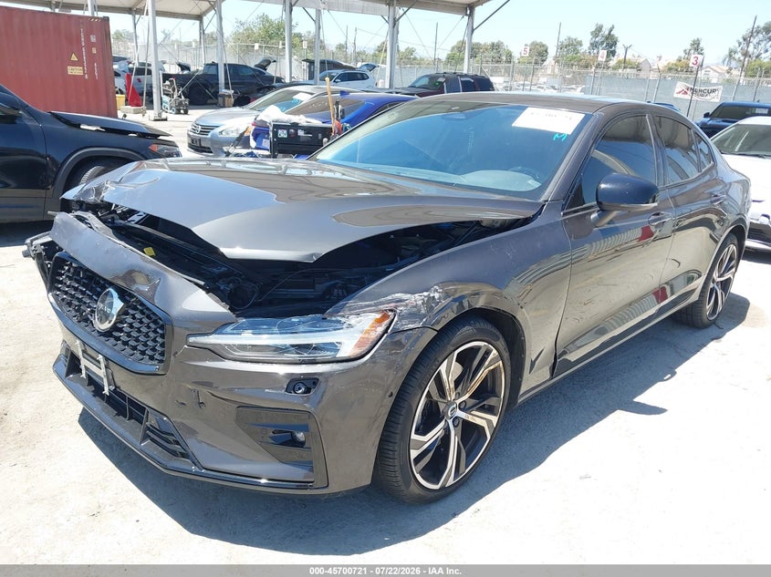 2024 Volvo S60 VIN 7JRL12FL1RG326967 IAAI salvage auction — FRONT END, Wait Title, sold $8,700 on 2026-09-24 (photo 2)