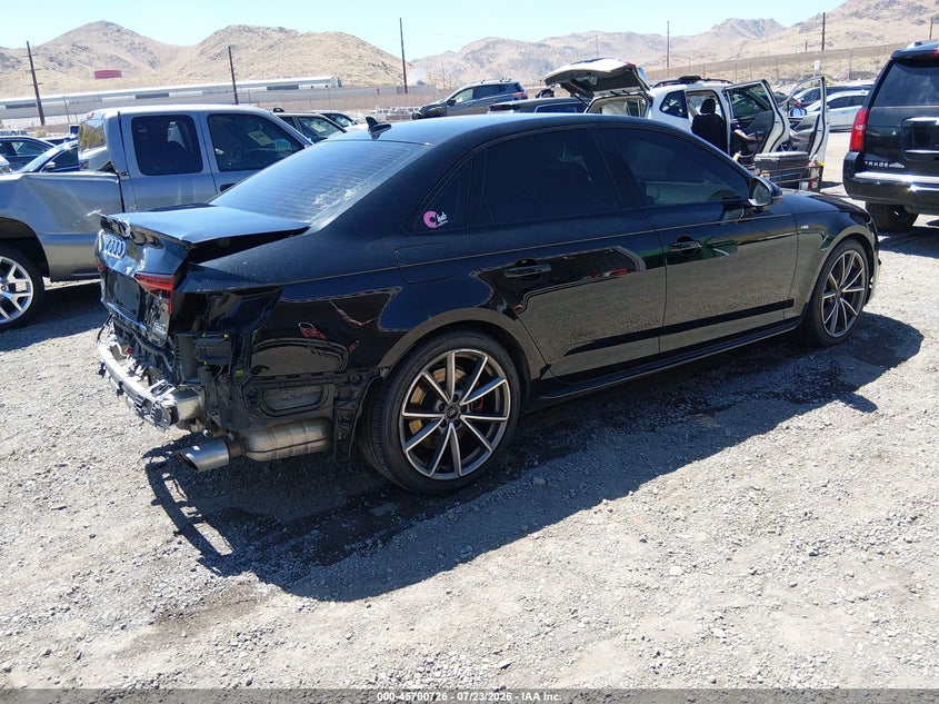 2018 Audi A4 VIN WAUFNAF41JA115503 IAAI salvage auction — REAR END, Salvage Title, sold $7,000 on 2026-08-16 (photo 4)