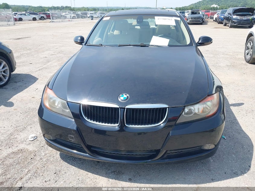 2007 BMW 3 series VIN WBAVA33567PG50187 IAAI salvage auction — UNKNOWN, Clear (Oklahoma), sold $800 on 2026-08-04 (photo 6)