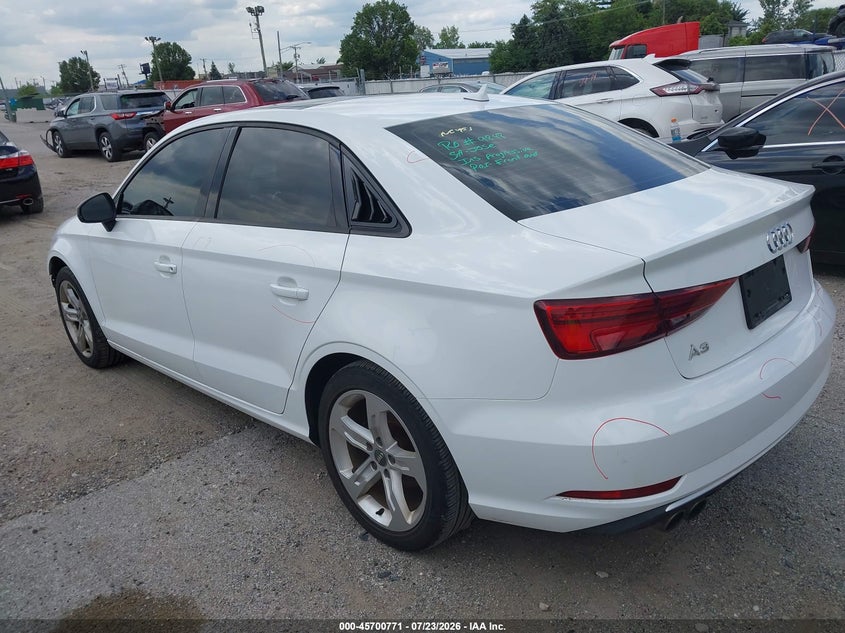 2018 Audi A3 VIN WAUAUGFF8J1089175 IAAI salvage auction — REAR END, Salvage (Illinois), sold $1,650 on 2026-10-01 (photo 3)