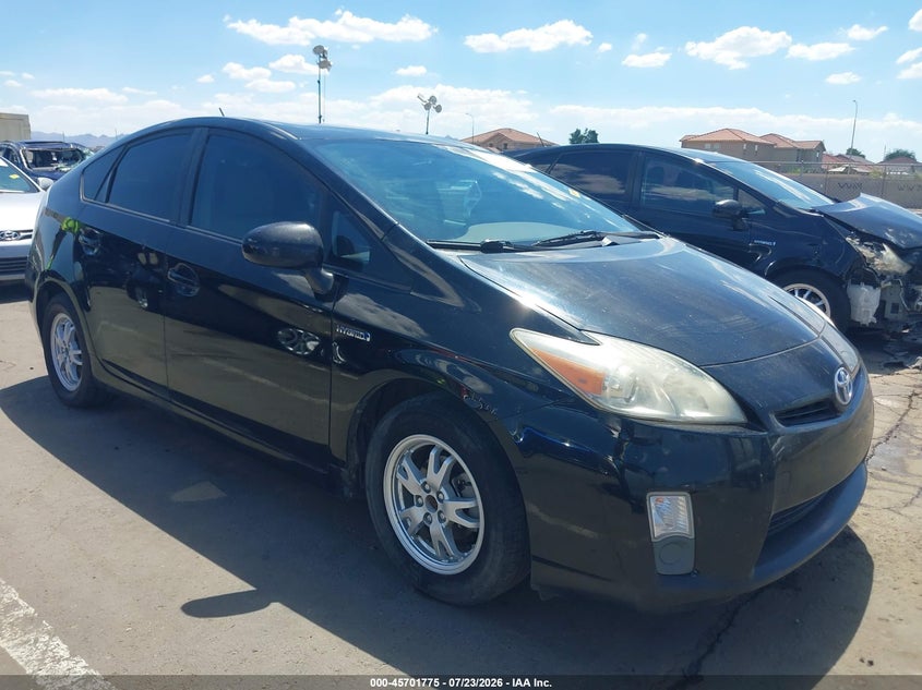 2011 Toyota Prius VIN JTDKN3DUXB0256187 IAAI salvage auction — FRONT END, Salvage (Arizona), sold $1,300 on 2026-08-03 (photo 1)