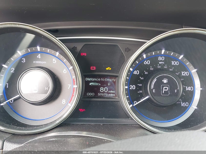 2013 Hyundai Sonata VIN 5NPEC4AB8DH720191 IAAI salvage auction — NORMAL WEAR, Clear (Pennsylvania), sold $25 on 2026-07-28 (photo 7)