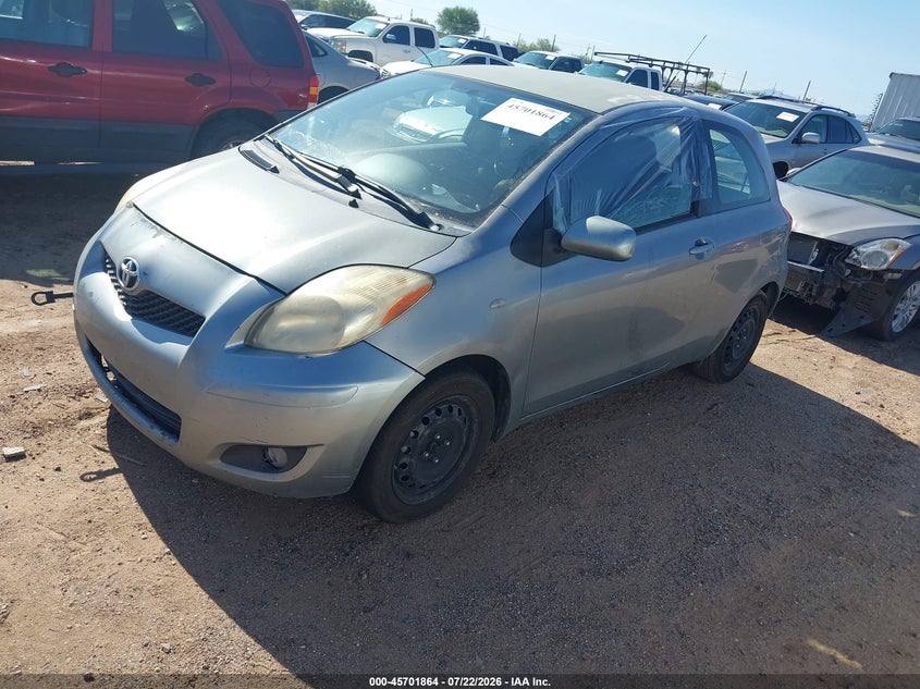 2009 Toyota Yaris VIN JTDJT903X95249268 IAAI salvage auction — NORMAL WEAR, Restored (Arizona), sold $25 on 2026-07-30 (photo 2)