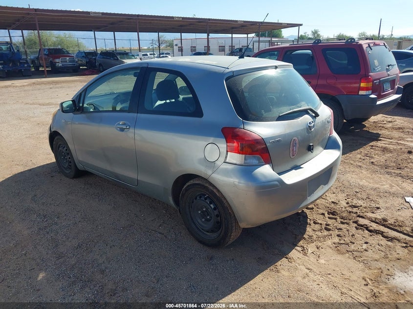 2009 Toyota Yaris VIN JTDJT903X95249268 IAAI salvage auction — NORMAL WEAR, Restored (Arizona), sold $25 on 2026-07-30 (photo 3)