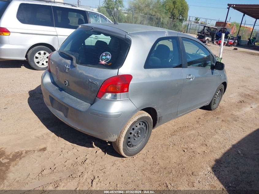 2009 Toyota Yaris VIN JTDJT903X95249268 IAAI salvage auction — NORMAL WEAR, Restored (Arizona), sold $25 on 2026-07-30 (photo 4)