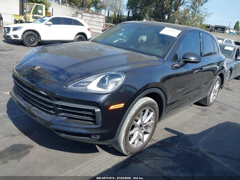 2019 Porsche Cayenne VIN WP1AA2AY0KDA01239 IAAI salvage auction — REAR END, Salvage Title, sold $13,300 on 2026-08-07 (photo 2)