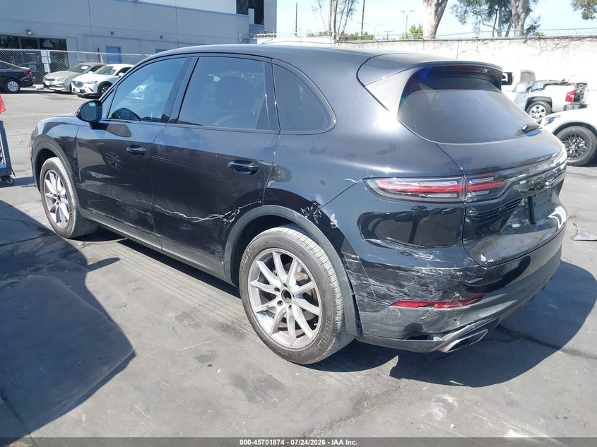 2019 Porsche Cayenne VIN WP1AA2AY0KDA01239 IAAI salvage auction — REAR END, Salvage Title, sold $13,300 on 2026-08-07 (photo 3)