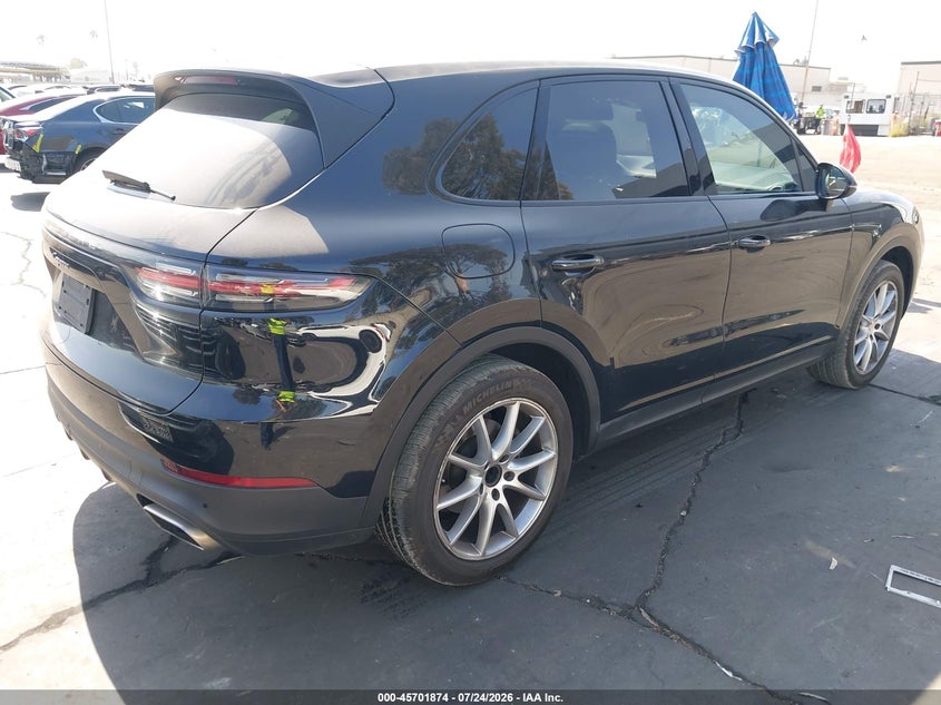 2019 Porsche Cayenne VIN WP1AA2AY0KDA01239 IAAI salvage auction — REAR END, Salvage Title, sold $13,300 on 2026-08-07 (photo 4)