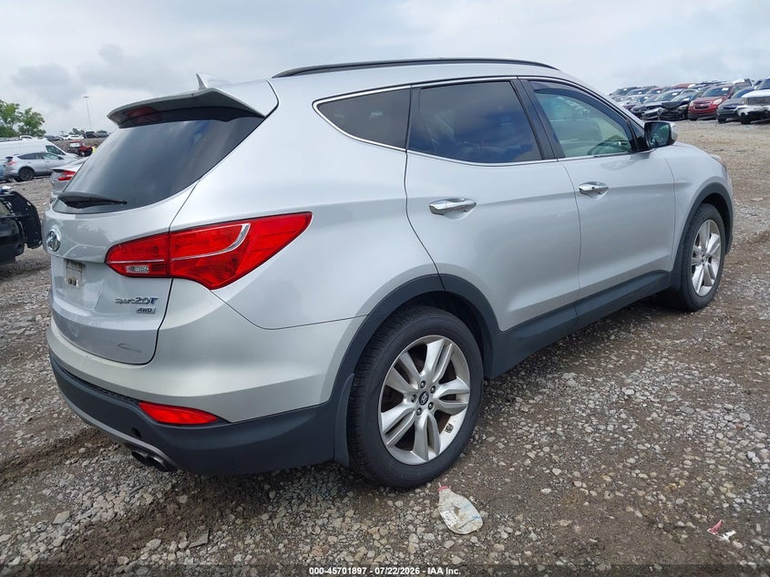 2014 Hyundai Santa fe VIN 5XYZUDLA1EG164351 IAAI salvage auction — NORMAL WEAR, Clear (Tennessee), sold $25 on 2026-07-30 (photo 4)
