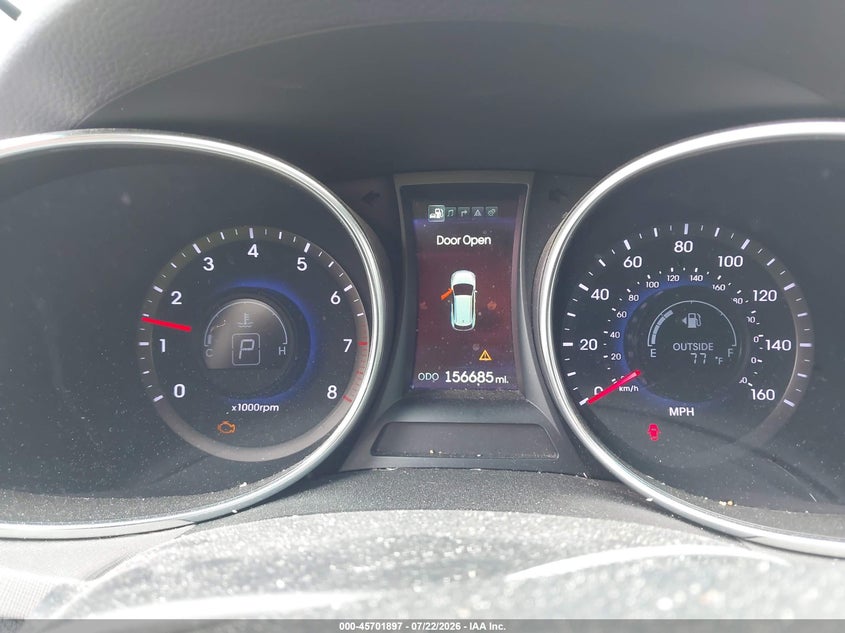 2014 Hyundai Santa fe VIN 5XYZUDLA1EG164351 IAAI salvage auction — NORMAL WEAR, Clear (Tennessee), sold $25 on 2026-07-30 (photo 7)