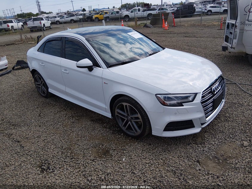 2018 Audi A3 VIN WAUJ8GFF6J1020859 IAAI salvage auction — REAR END, Salvage (Oregon), sold $6,000 on 2026-09-14 (photo 1)