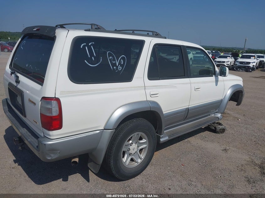 1999 Toyota 4runner VIN JT3GN87RXX0115688 IAAI salvage auction — NORMAL WEAR, Clear - Public Restricted (Oklahoma), sold $925 on 2026-07-28 (photo 4)